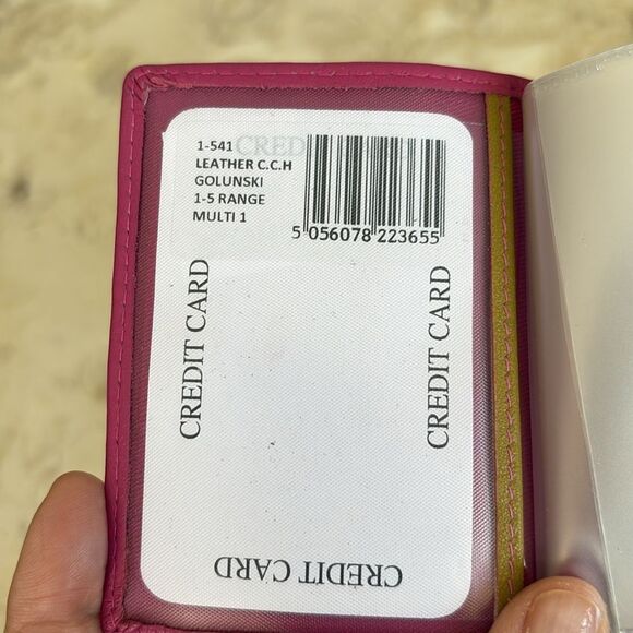 Golunski RFID Multi-colour Leather Card Holder - Picture 5 of 7